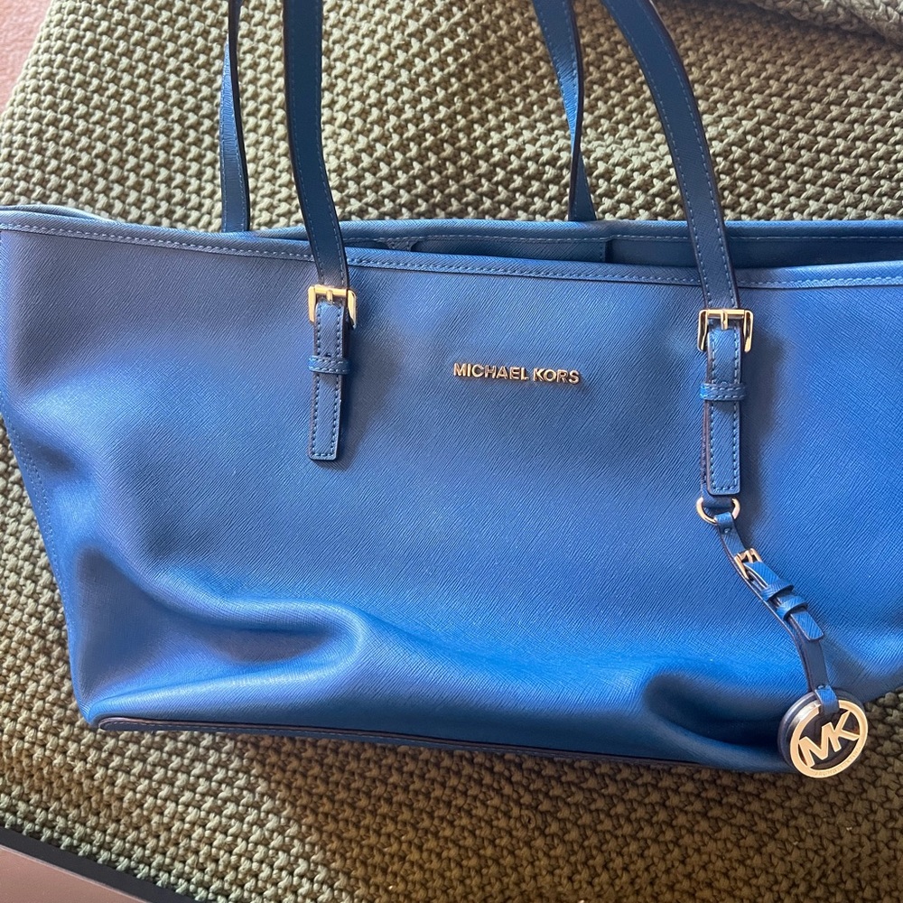 Michael Kors Royal Blue Tote Bag